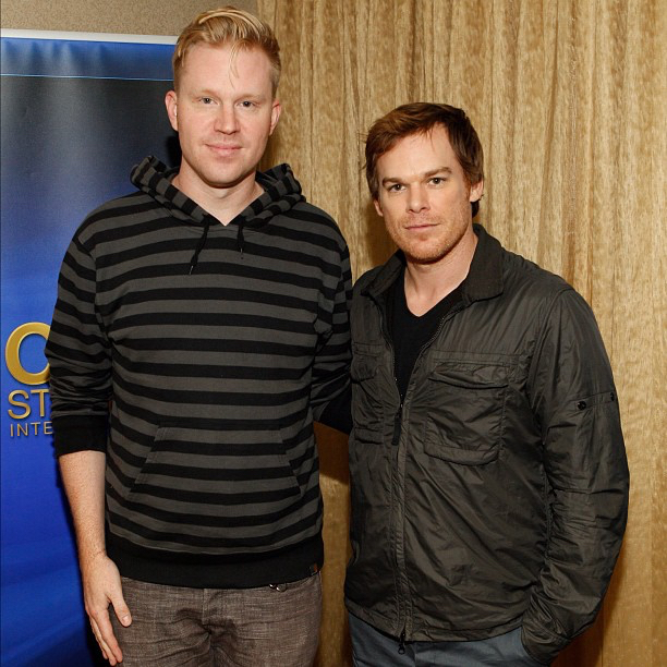 photo chilling with Michael C. Hall