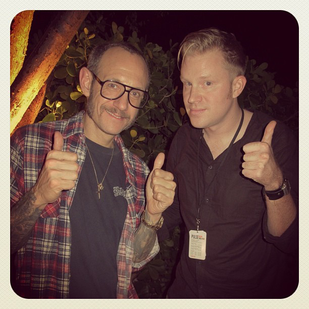 photo chilling with Terry Richardson