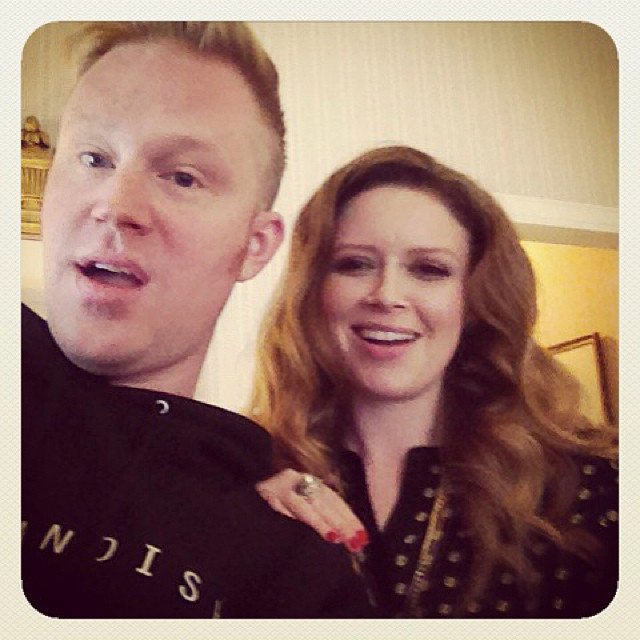 photo chilling with Natasha Lyonne