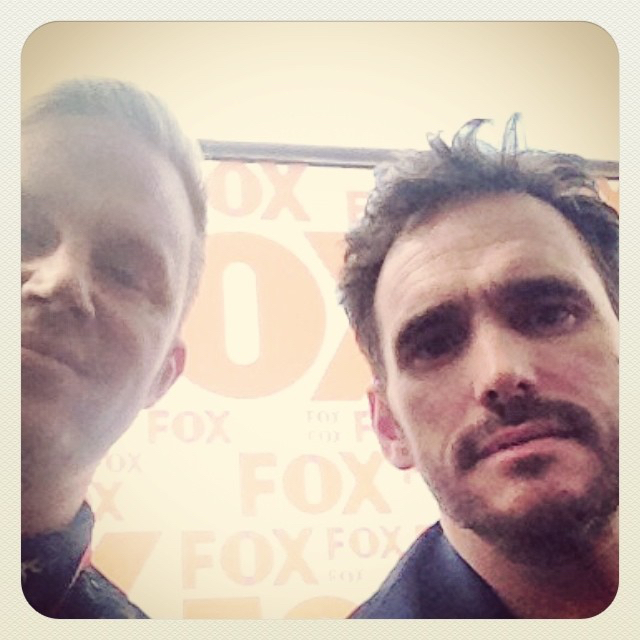 photo chilling with Matt Dillon