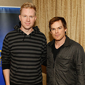 photo chilling with Michael C Hall