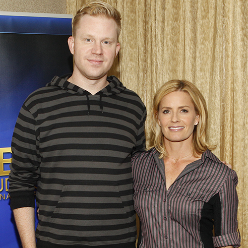 photo chilling with Elisabeth Shue