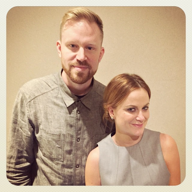 photo chilling with Amy Poehler