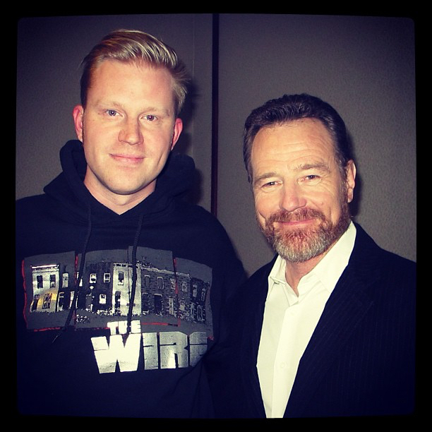 photo chilling with Bryan Cranston #1